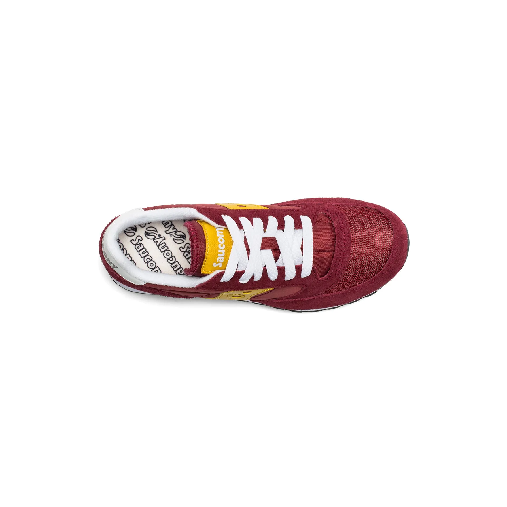 SAUCONY Jazz Original - Maroon / Yellow