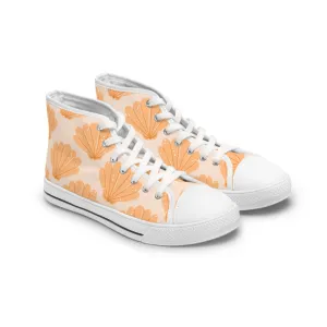 Sea Scallop Women's High Top Sneakers