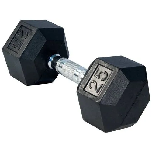 SFE 5-120lb Rubber Hex Dumbbells (New)