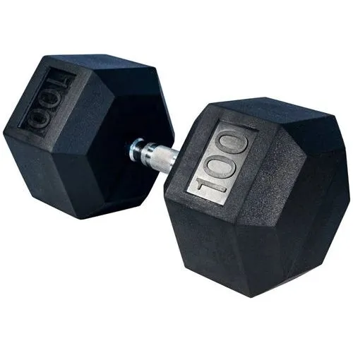 SFE 5-120lb Rubber Hex Dumbbells (New)