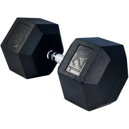 SFE 5-120lb Rubber Hex Dumbbells (New)