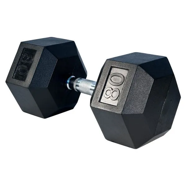 SFE 5-120lb Rubber Hex Dumbbells (New)