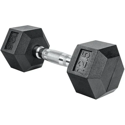 SFE 5-120lb Rubber Hex Dumbbells (New)