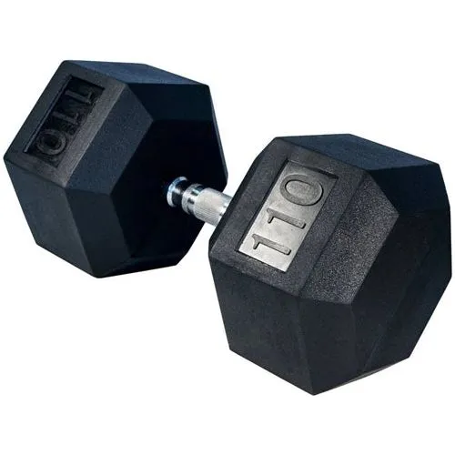 SFE 5-120lb Rubber Hex Dumbbells (New)