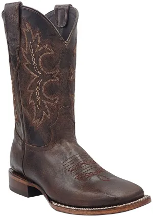 Silverton Charlie All Leather Wide Square Toe Boots (Brown)