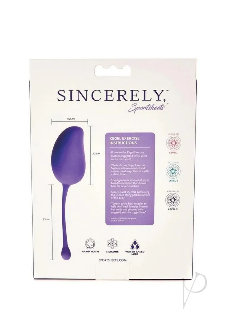 Sincerely Kegel Exercise System 3pk