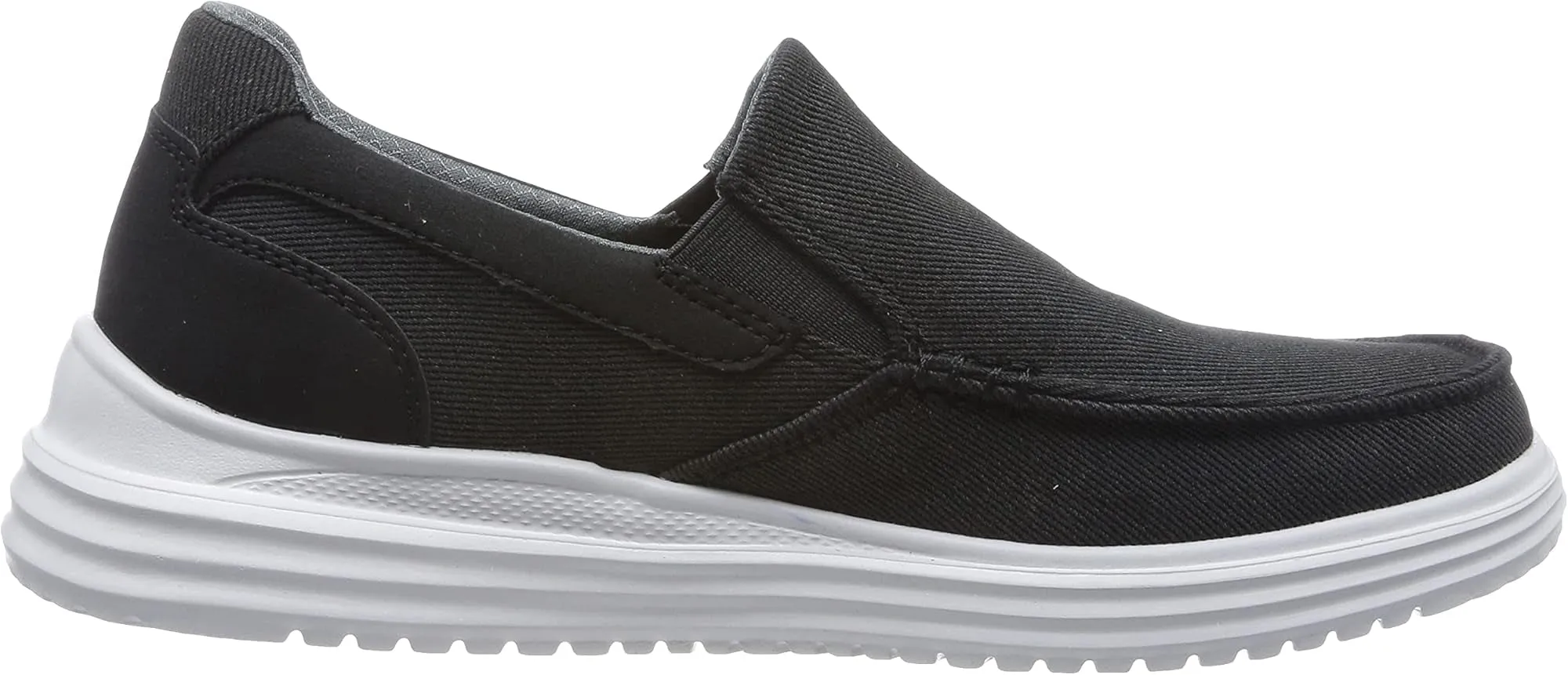 Skechers Proven Suttner Canvas Slip On Mens Walking Shoes - Black