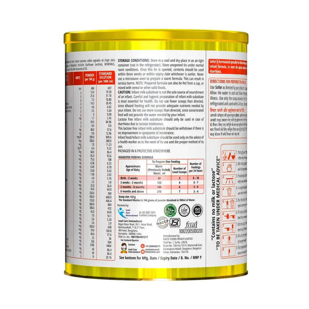 Sofor Casein Nutrition Powder