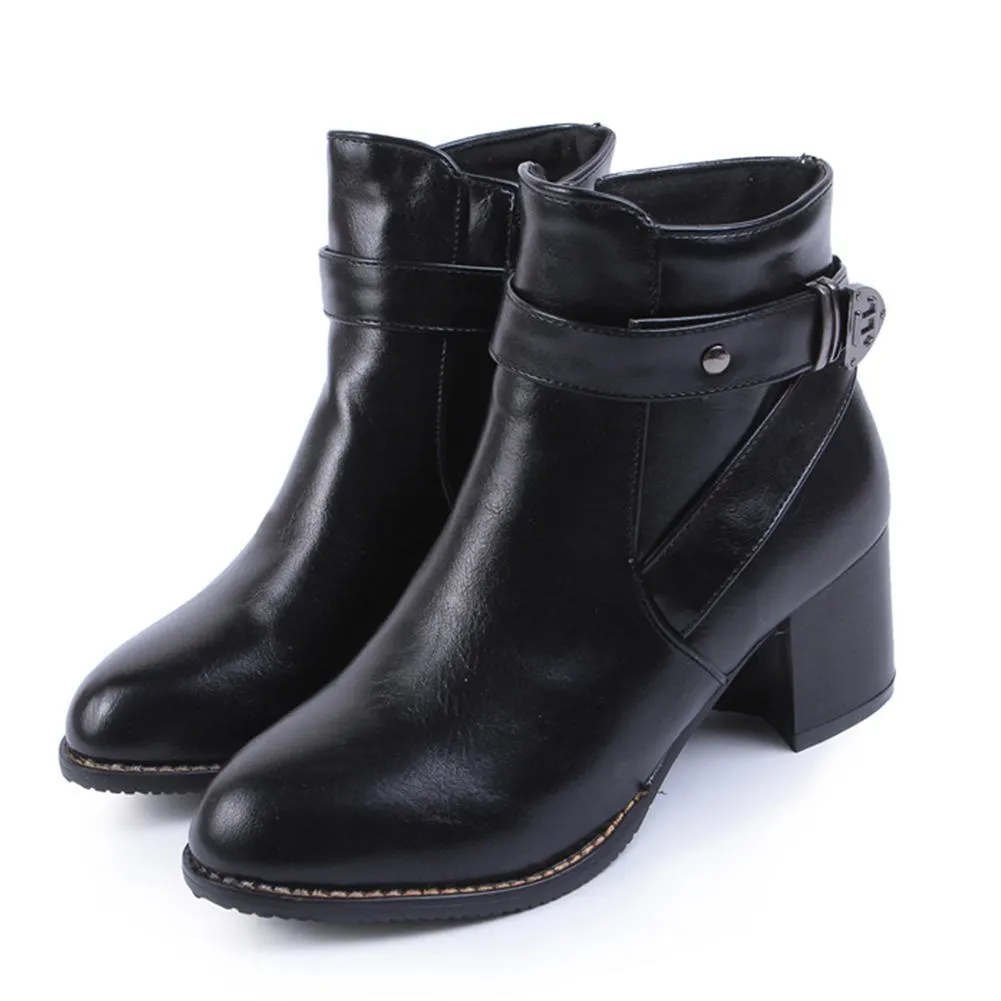 Square heels Ankle Boots