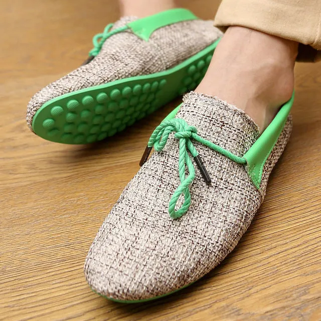 Summer Fashion Weaving Casual Soft Loafer Shoes