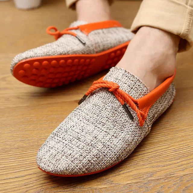 Summer Fashion Weaving Casual Soft Loafer Shoes