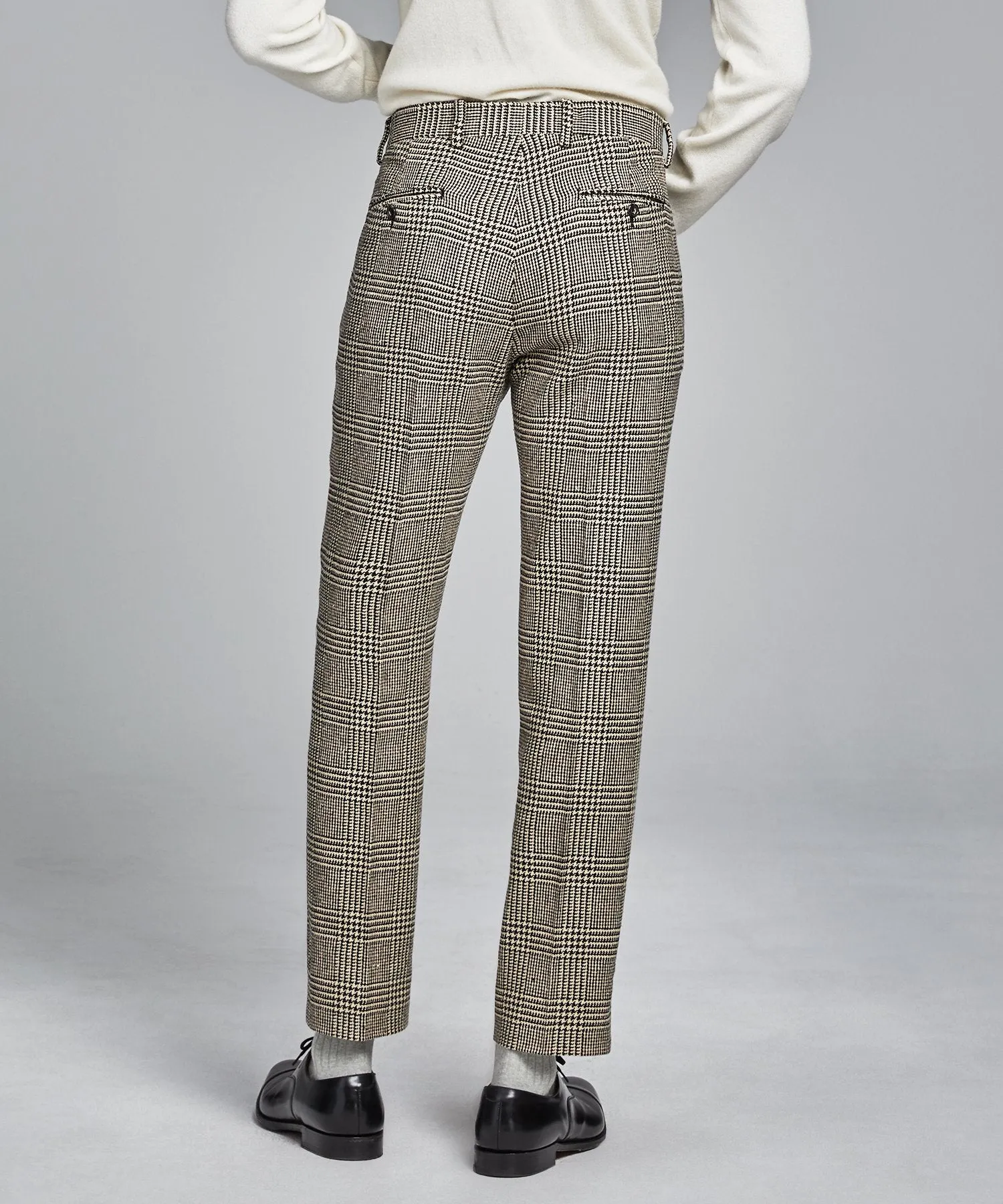 Sutton Glen Plaid Suit Trouser in Wool/Silk