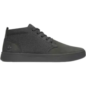 Timberland Men's Davis Square Chukka Shoes - Blackout Nubuck