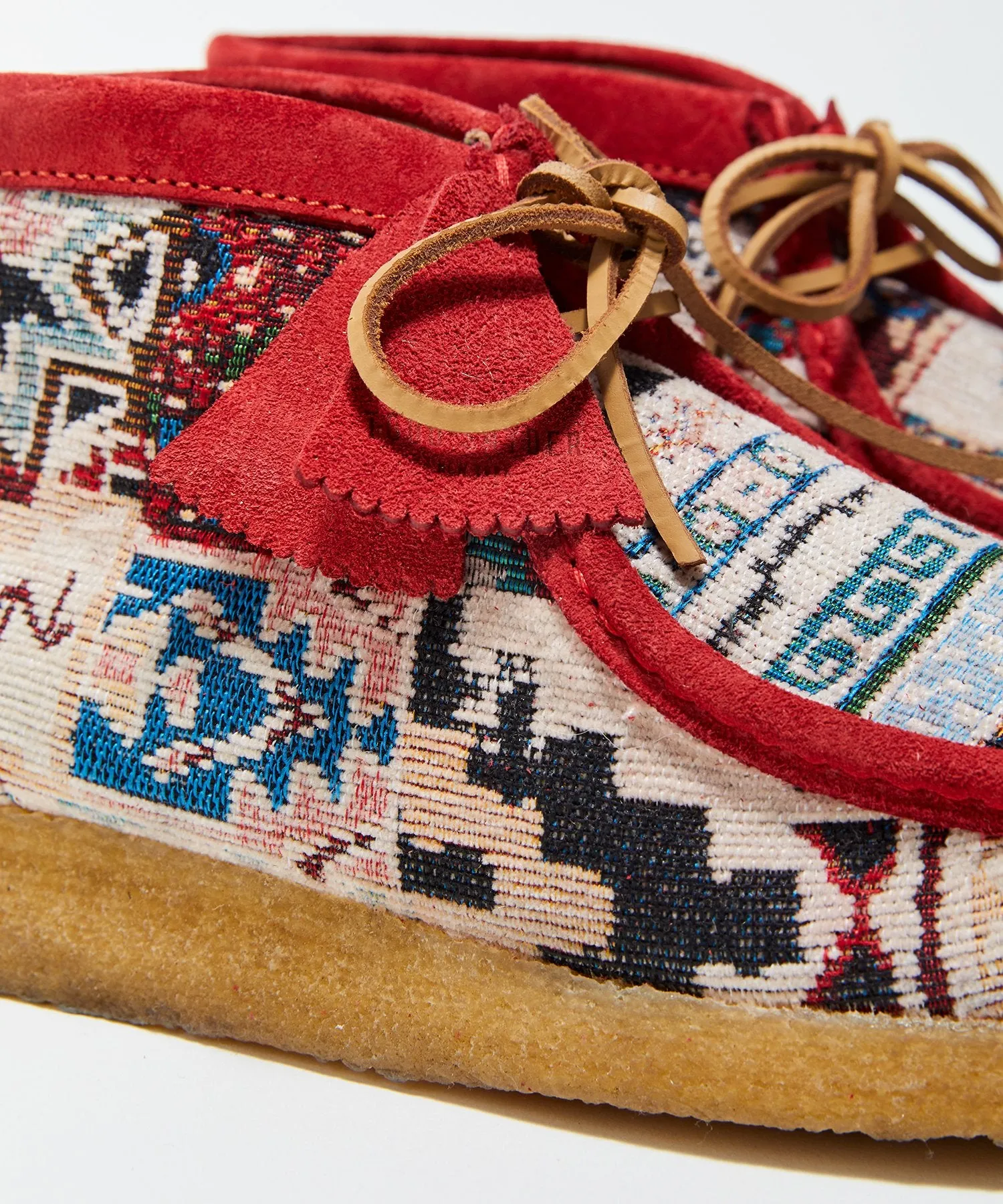 Todd Snyder x Clarks Originals Kaleidoscopic Red Wallabee Boot