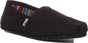 Toms Classic Slip On In Black Mono