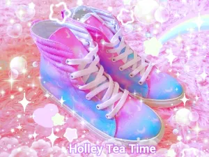 Twinkle Heaven Women's Hi-Top Sneakers [Made To Order]