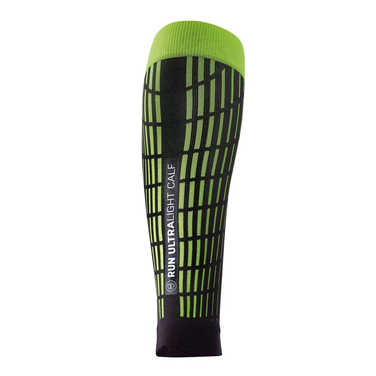 ULTRALIGHT RUN CALF SLEEVES BLACK - YELLOW