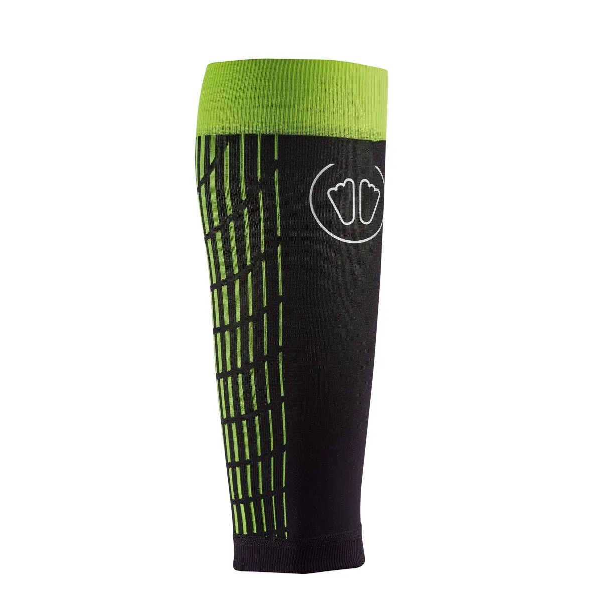 ULTRALIGHT RUN CALF SLEEVES BLACK - YELLOW