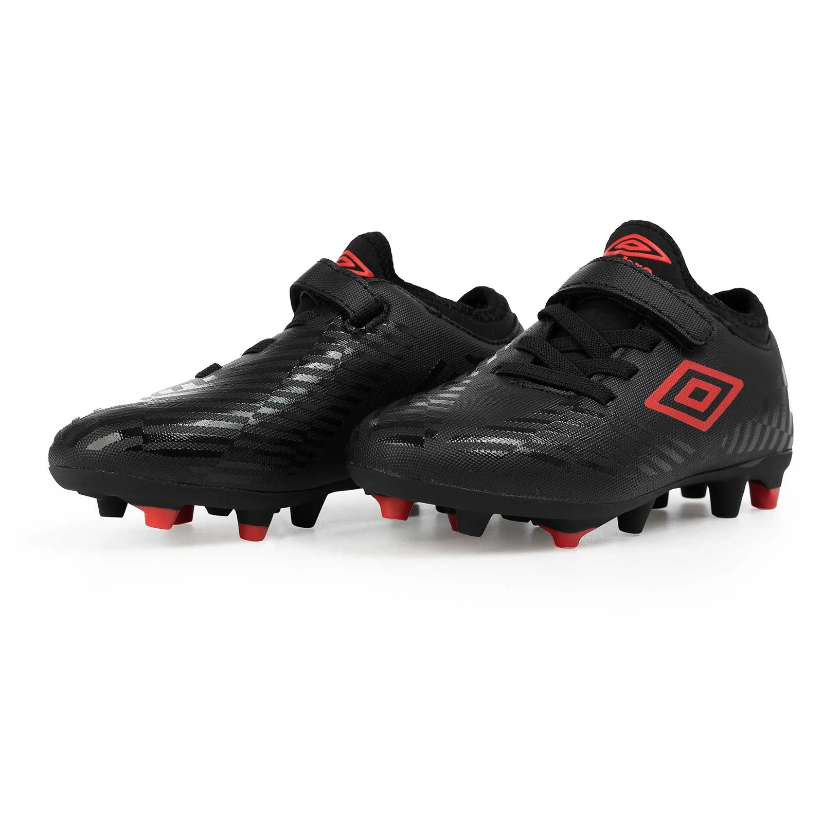 Umbro Raposa Jnr FG Velcro Black/Red