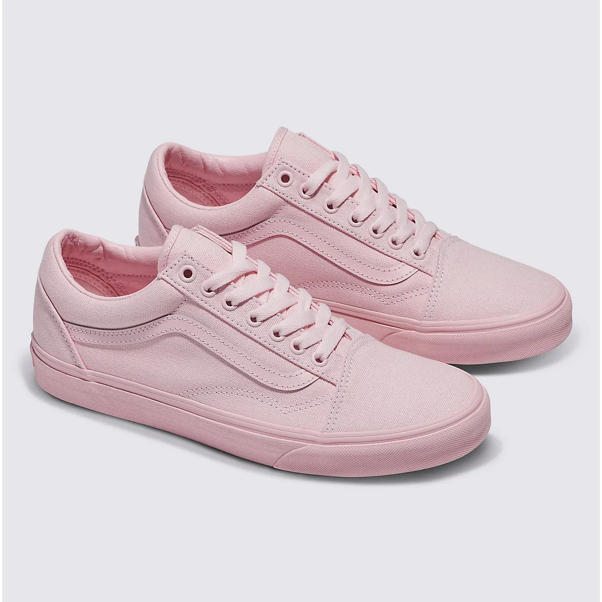 Vans Men's Old Skool Pastel Mono Shoes - Pink