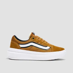 Vans Old Skool Overt CC Shoes - Pop Color Golden Brown/White