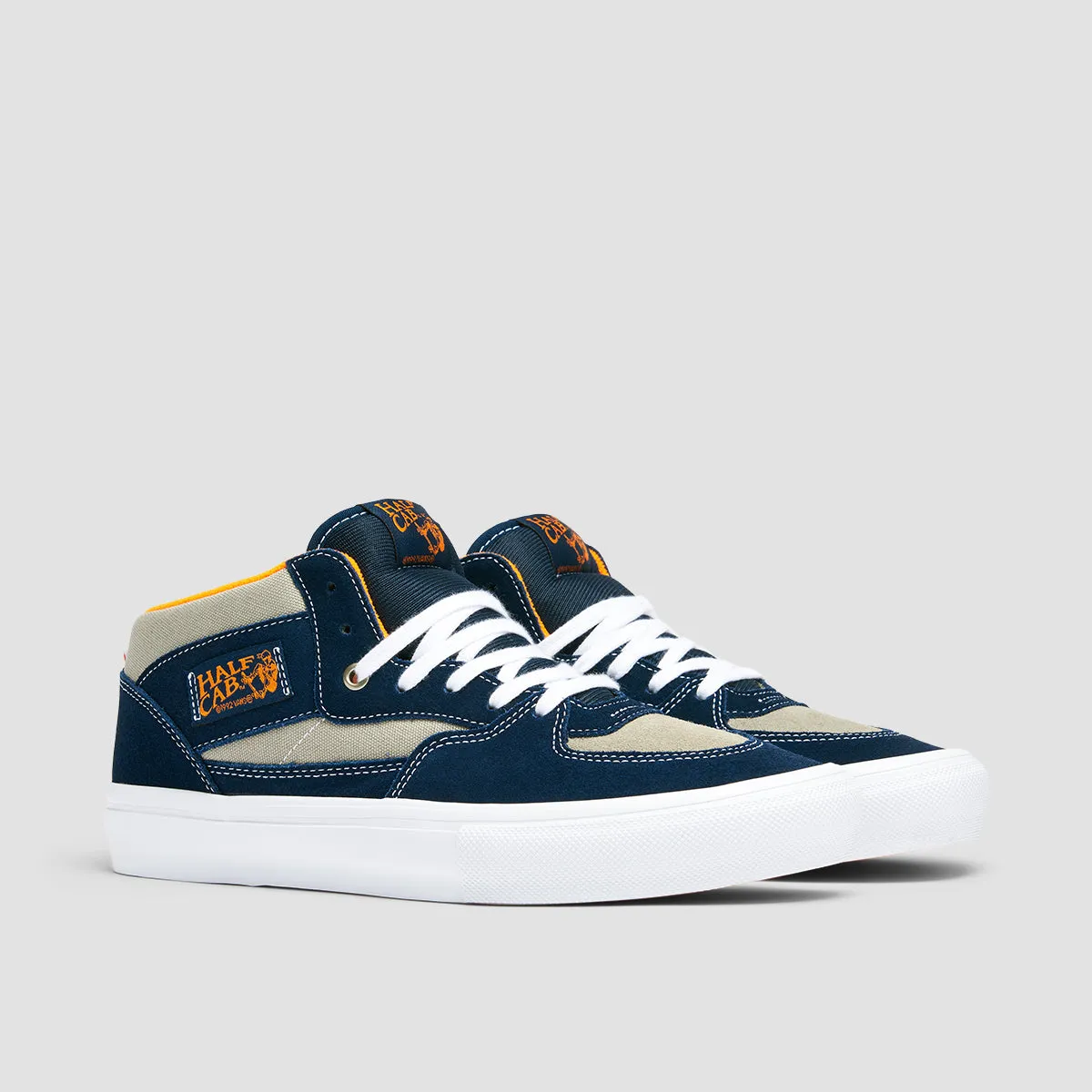 Vans Skate Half Cab Mid Top Shoes - Smoke/Navy