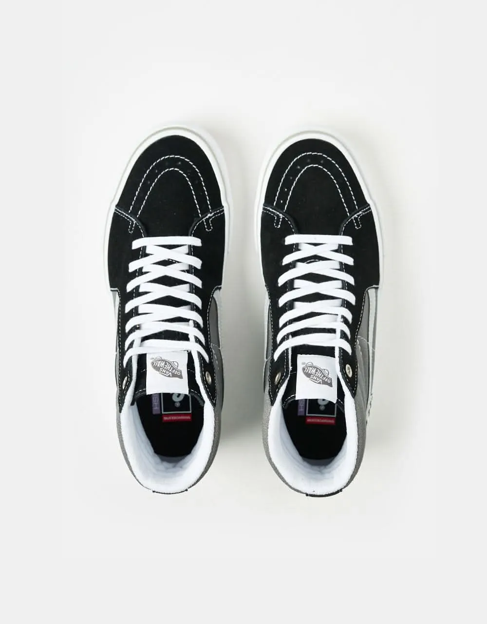 Vans Skate SK8-Hi Shoes - (Reflective) Black/Grey