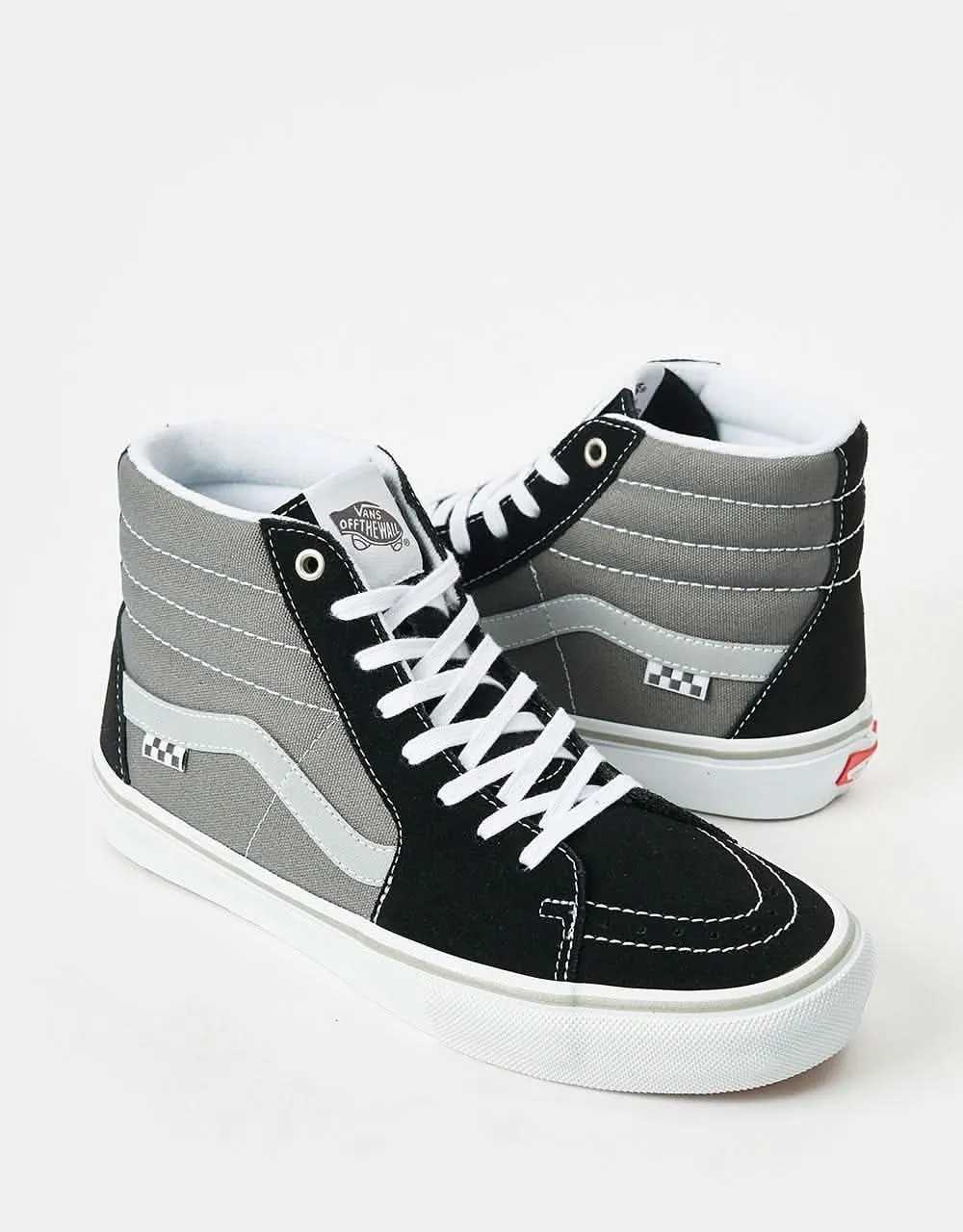 Vans Skate SK8-Hi Shoes - (Reflective) Black/Grey