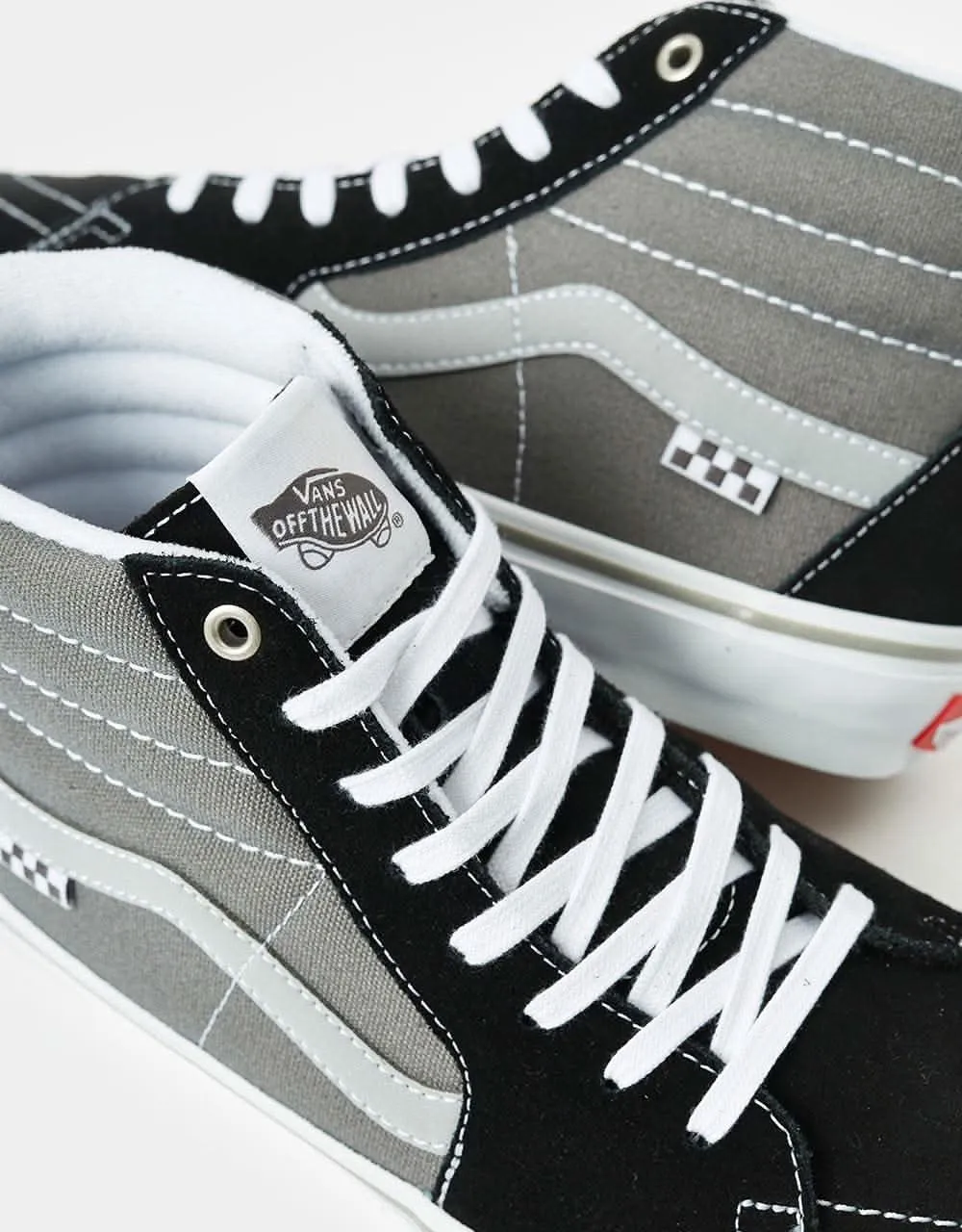 Vans Skate SK8-Hi Shoes - (Reflective) Black/Grey