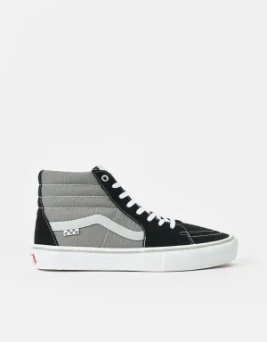 Vans Skate SK8-Hi Shoes - (Reflective) Black/Grey