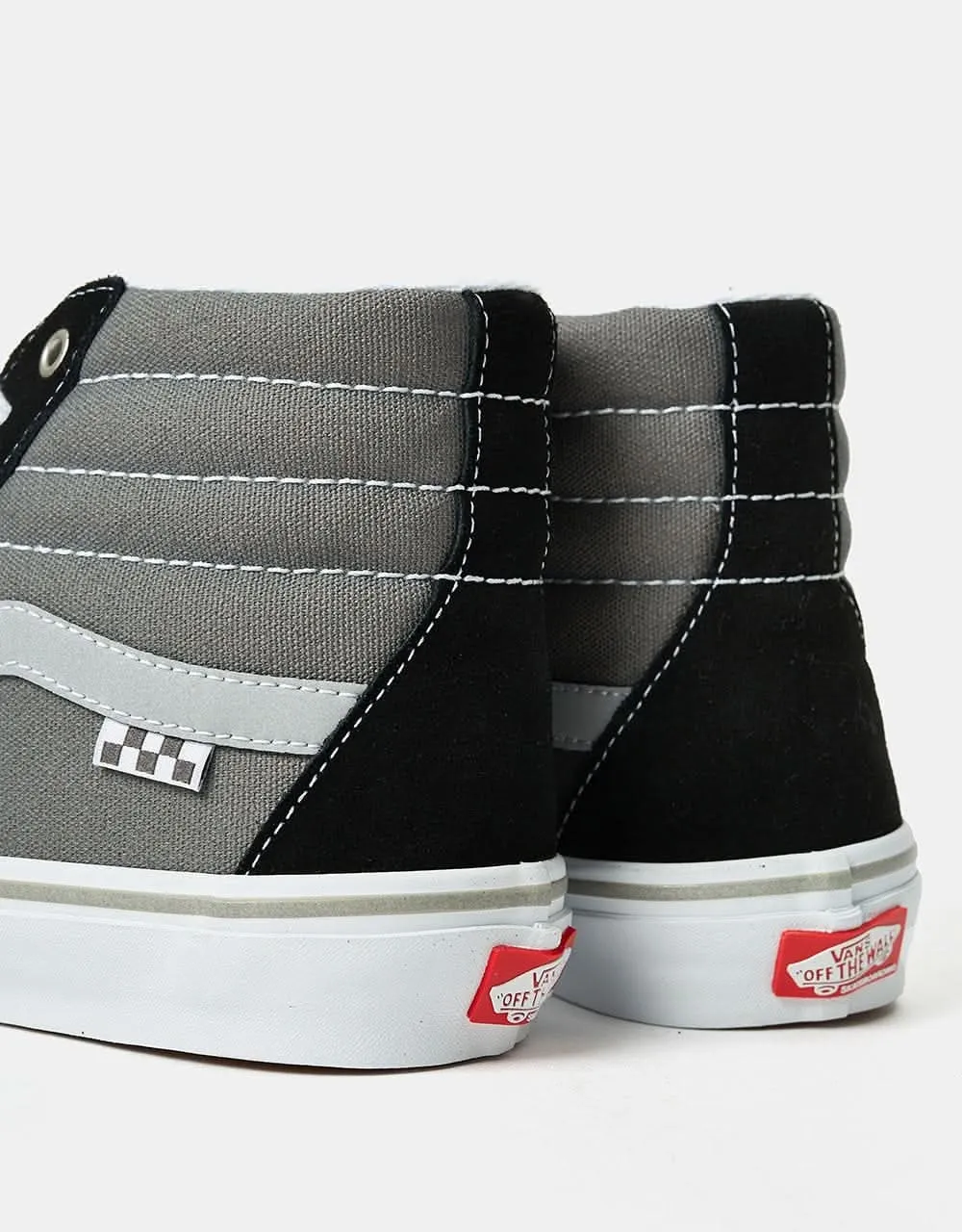 Vans Skate SK8-Hi Shoes - (Reflective) Black/Grey