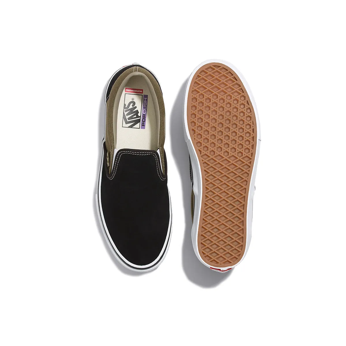 Vans Skate Slip-On - Black/Olive