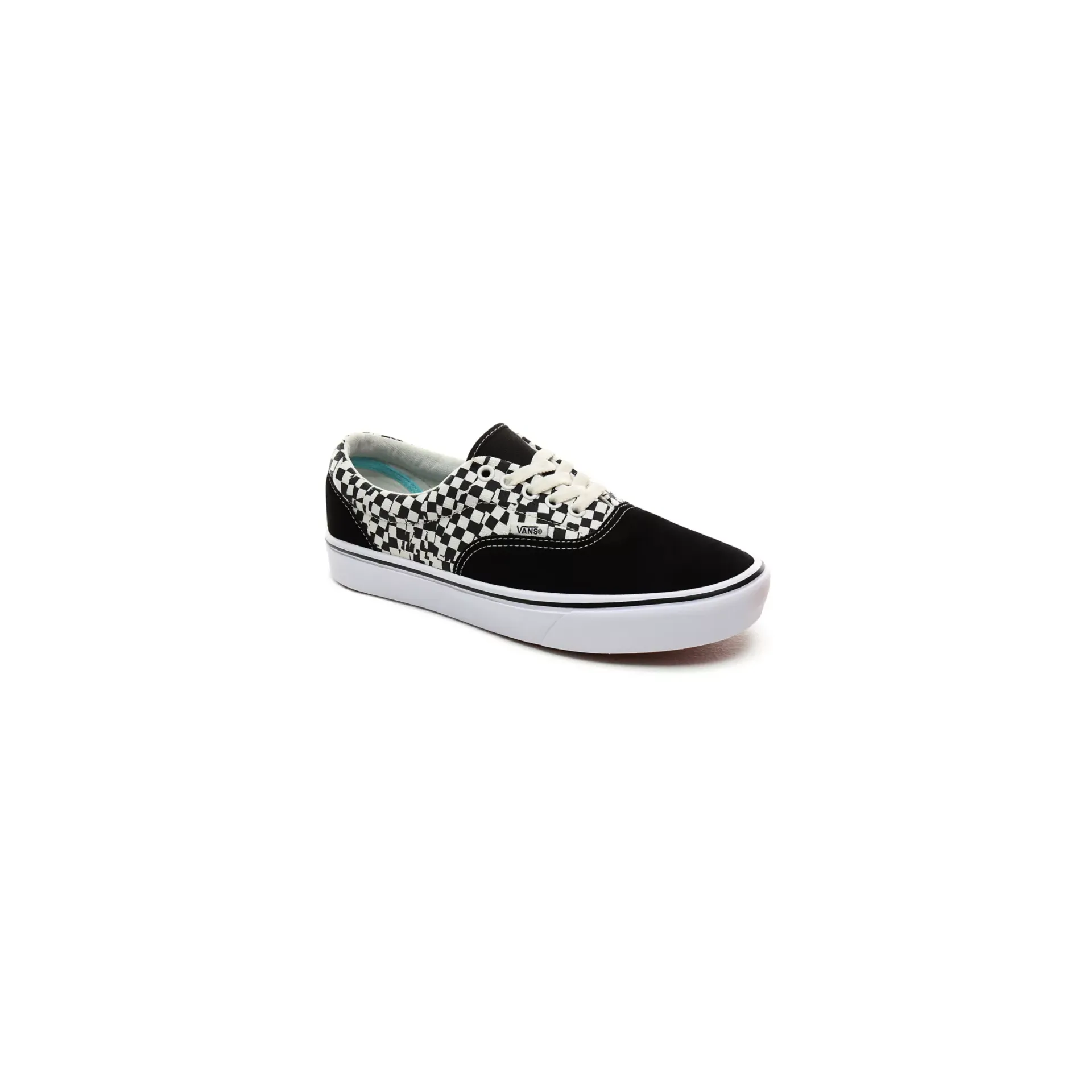 Vans Unisex Tear Check Comfycush Era Shoes - Black / True White