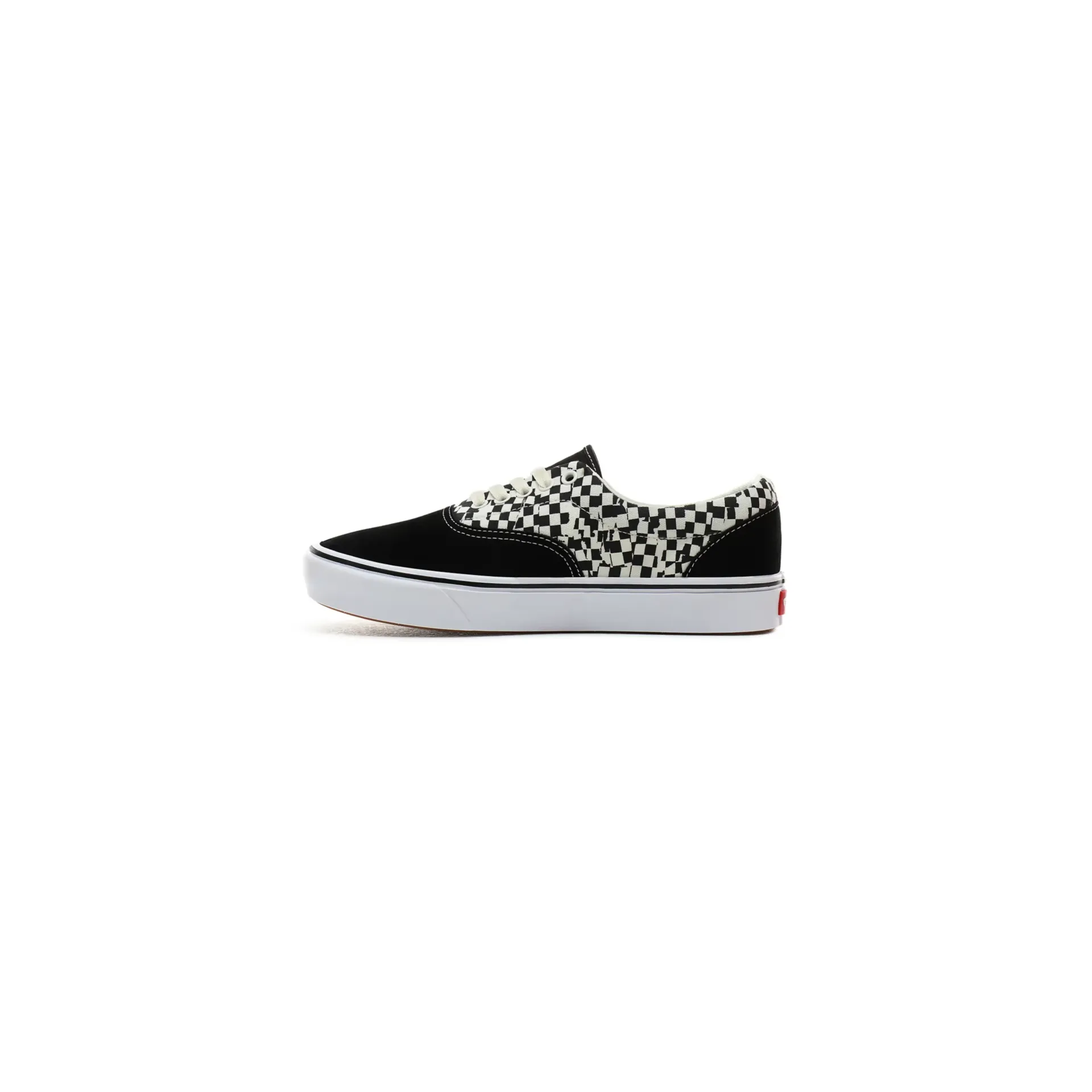 Vans Unisex Tear Check Comfycush Era Shoes - Black / True White