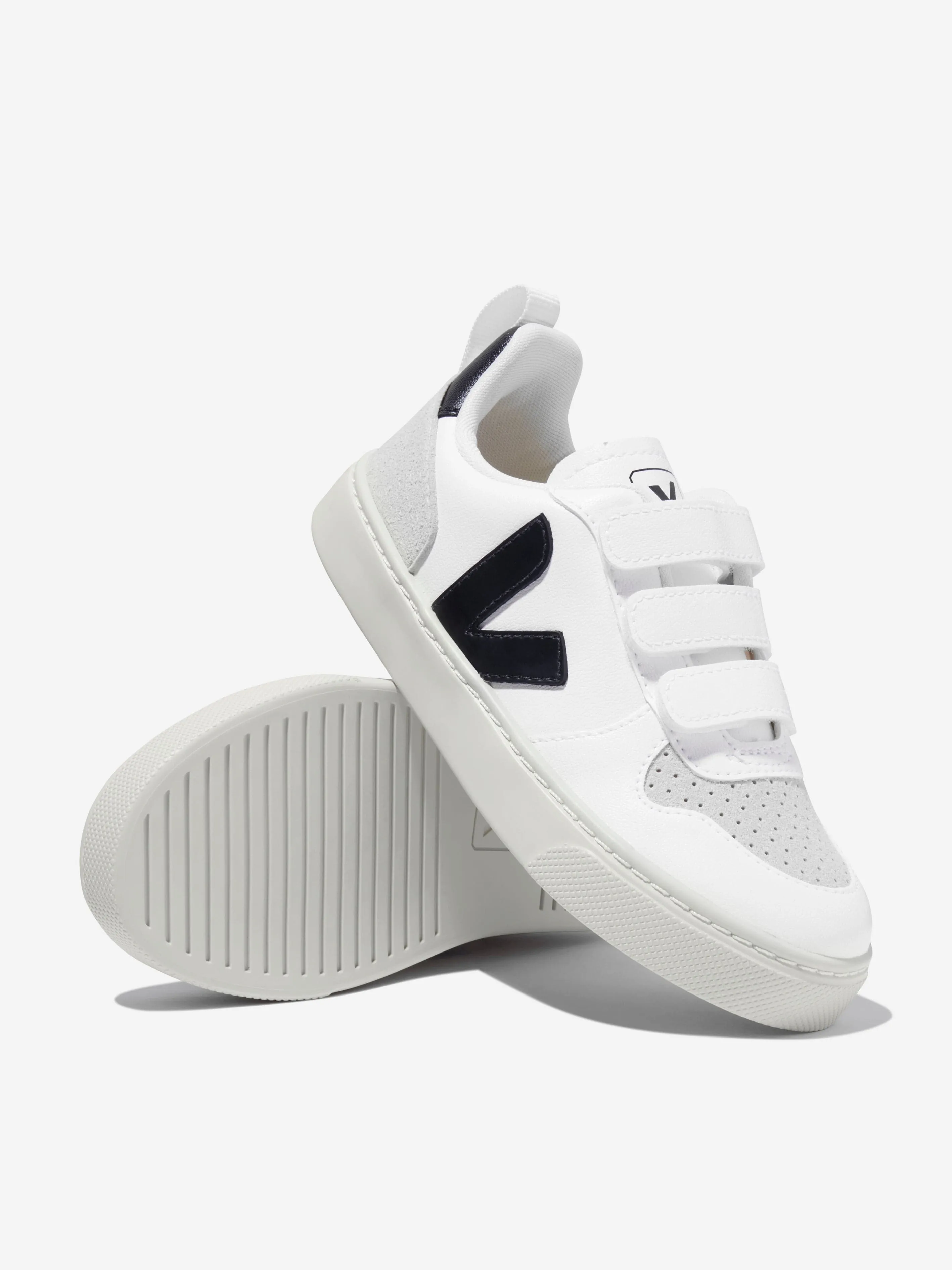 Veja Kids Canvas V-10 Trainers in White