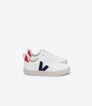 Veja Kids V-10 Laces CWL White Cobalt Pekin Trainers