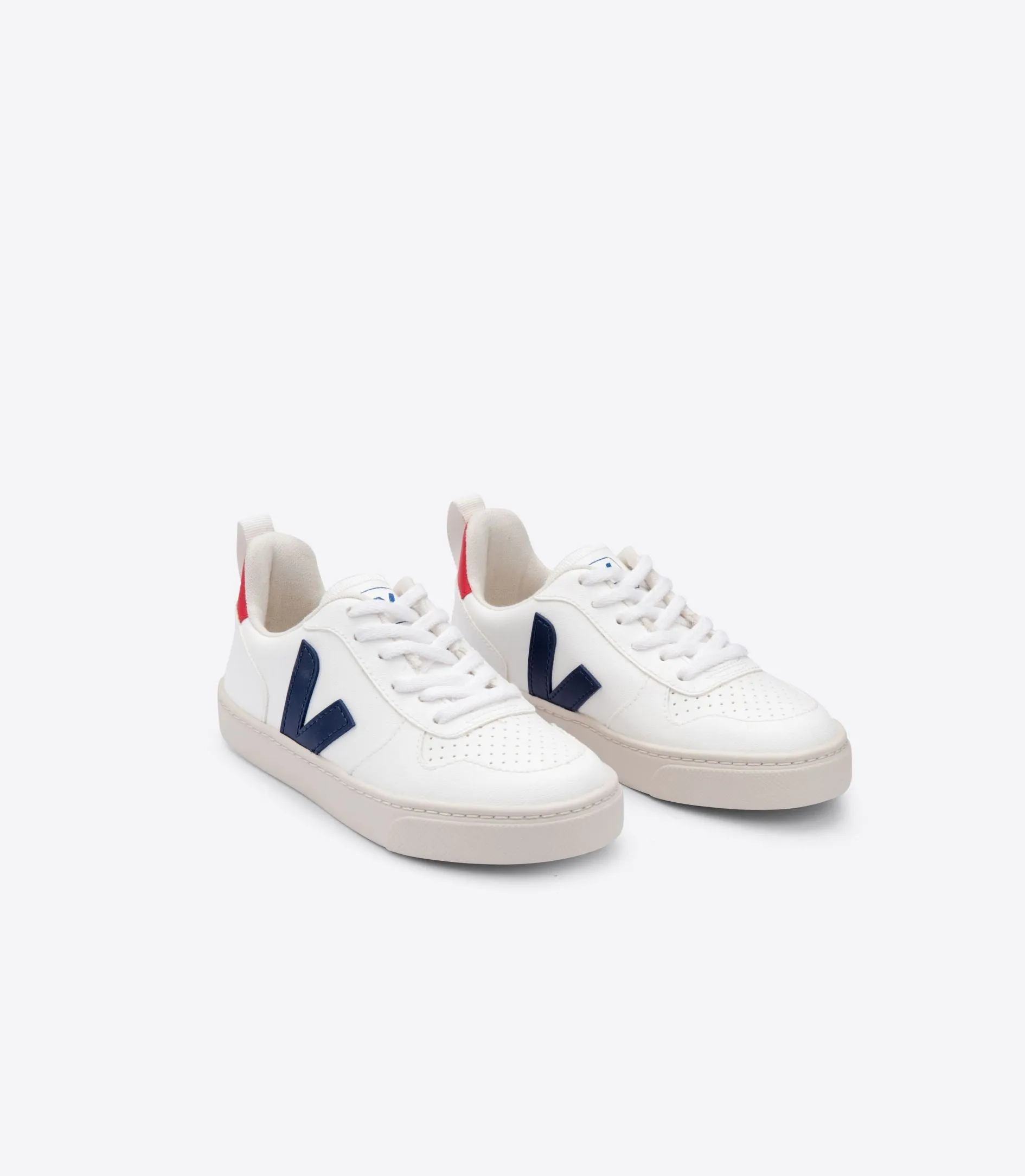 Veja Kids V-10 Laces CWL White Cobalt Pekin Trainers