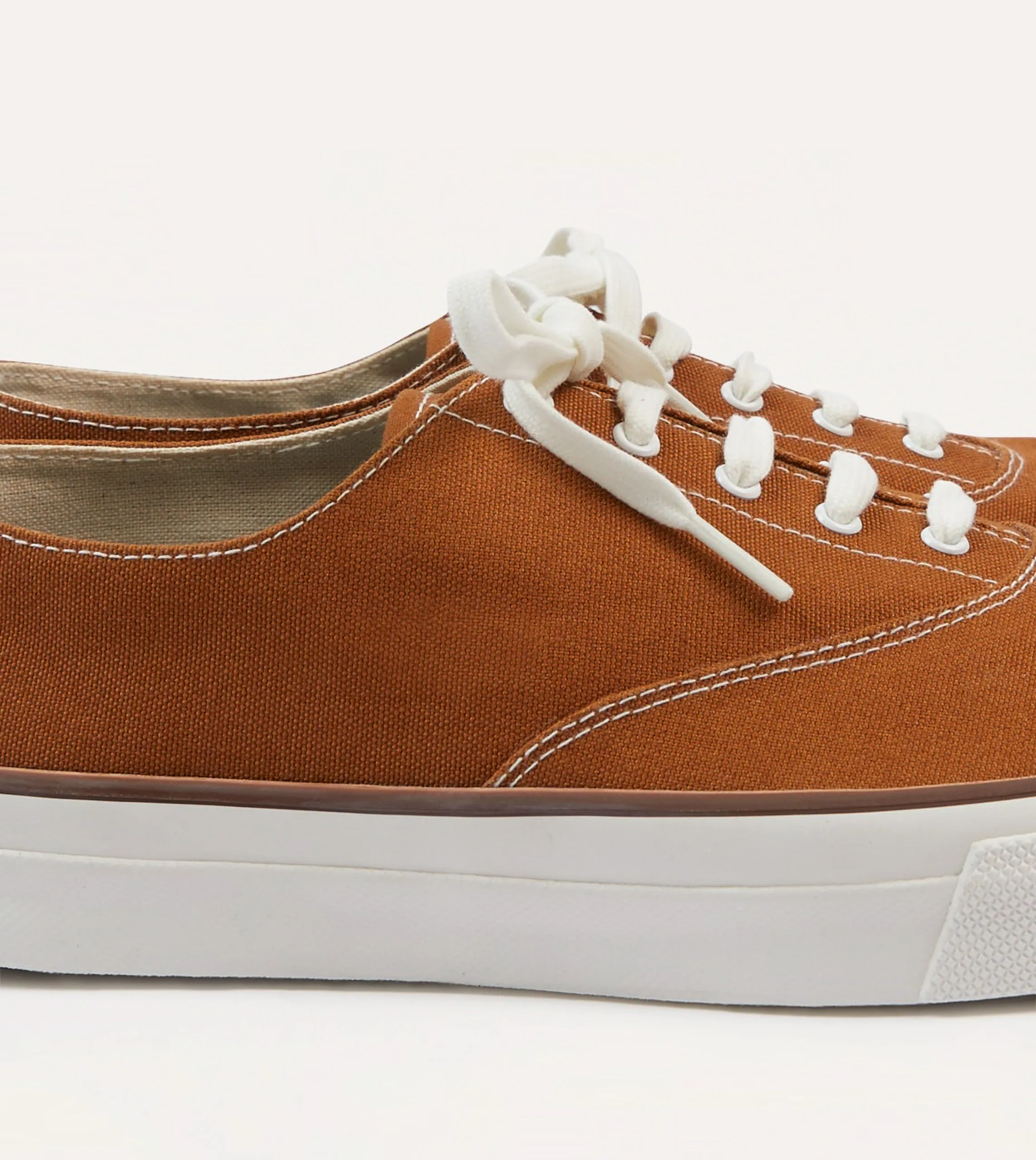 Wakouwa by Anatomica Brown Cotton Canvas Oxford Trainers