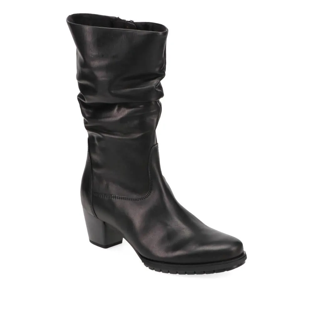 Warm-Lined Leather Long Boots - GAB40514 / 325 888