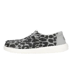 Wendy Leopard Sparkle  - Black/Grey