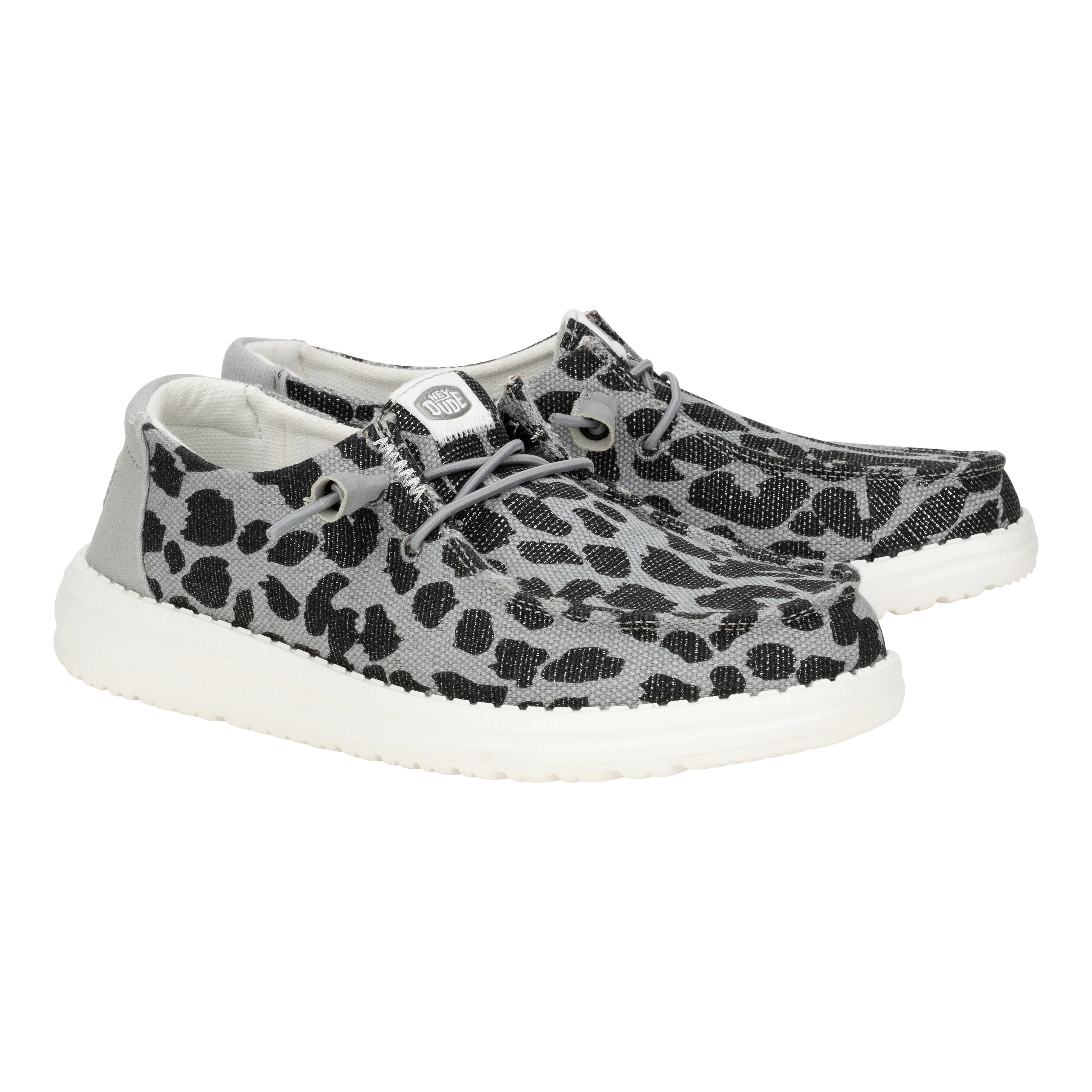 Wendy Leopard Sparkle  - Black/Grey