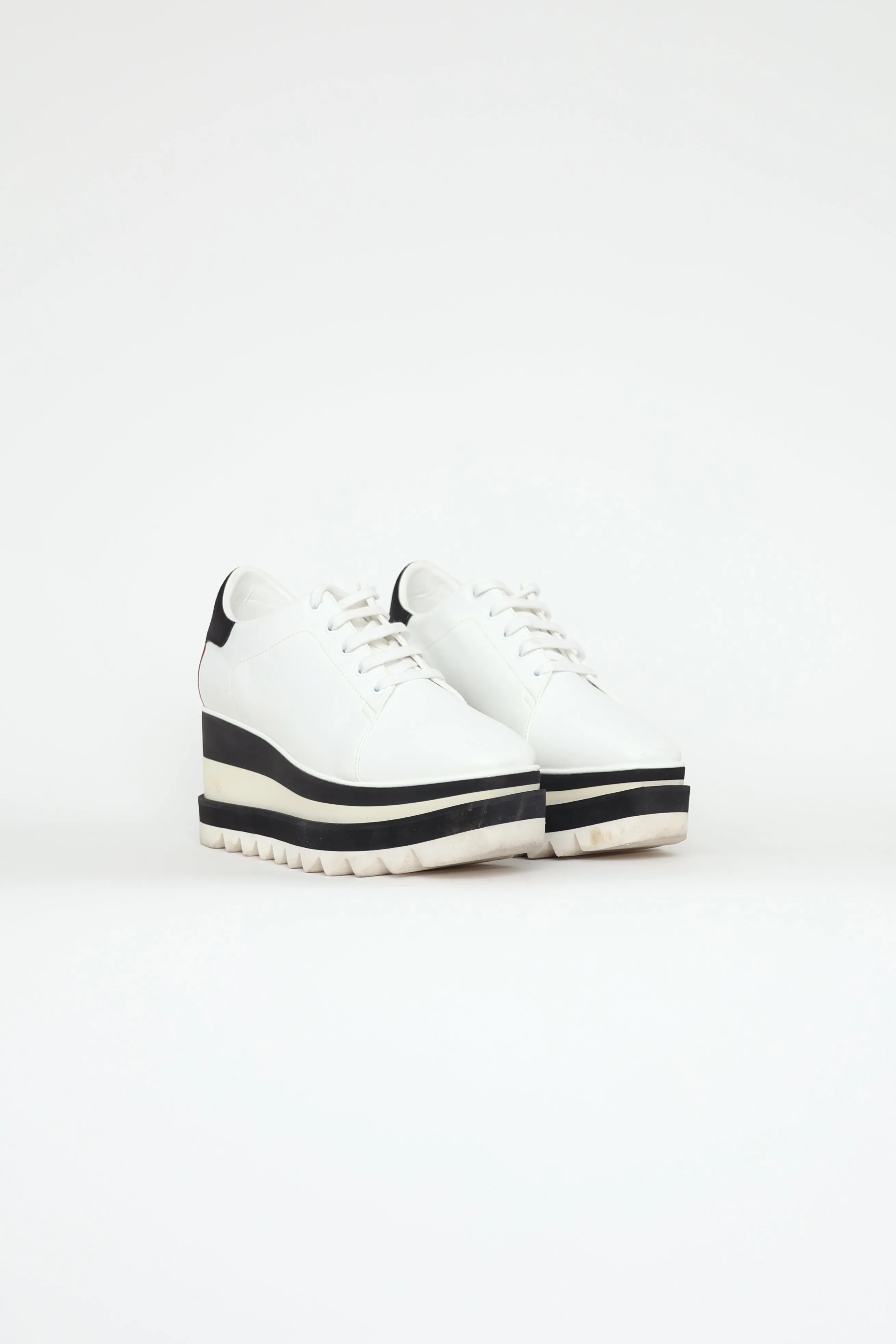 White & Blacke Elyse Sneakers