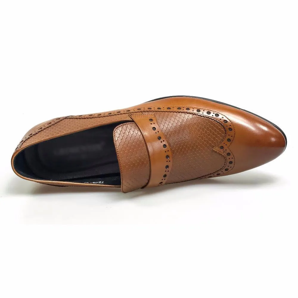 Wingtip Brogue Style Men Loafers Shoes