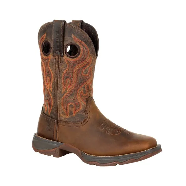 WOMEN'S DURANGO WESTERN WORK BOOTS SQUARE TOE DRD0395