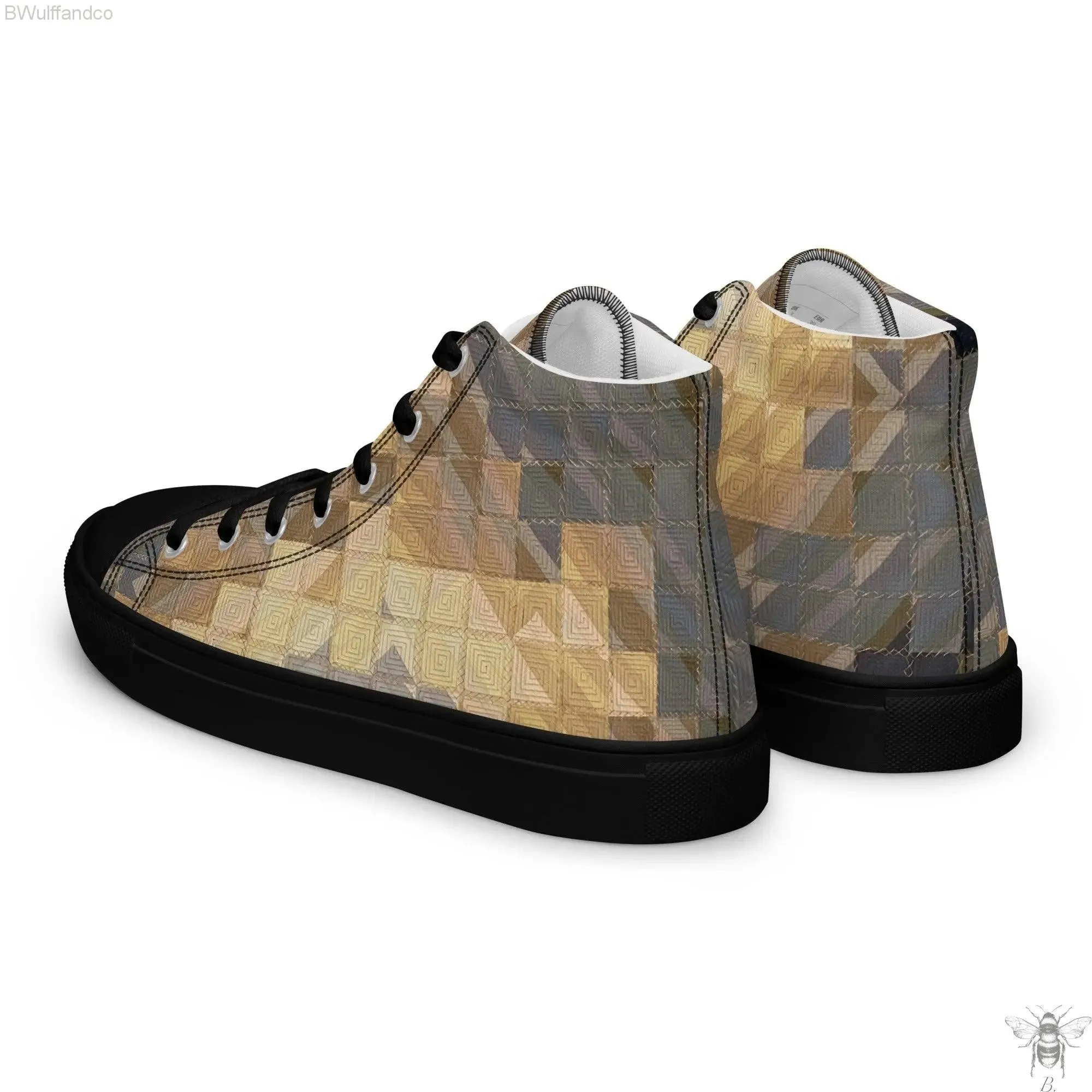 Women’s high top canvas shoes