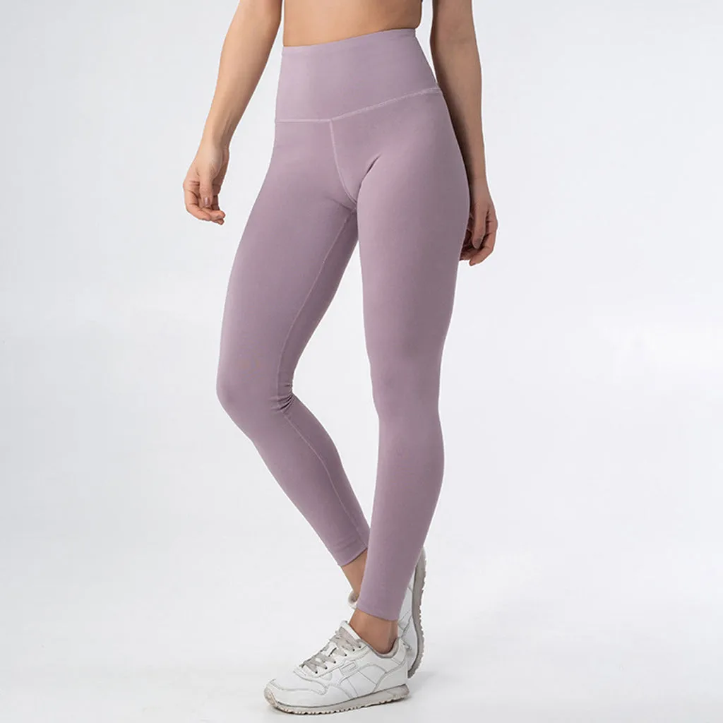 Women's high waist yoga tights outdoor fitness running pants