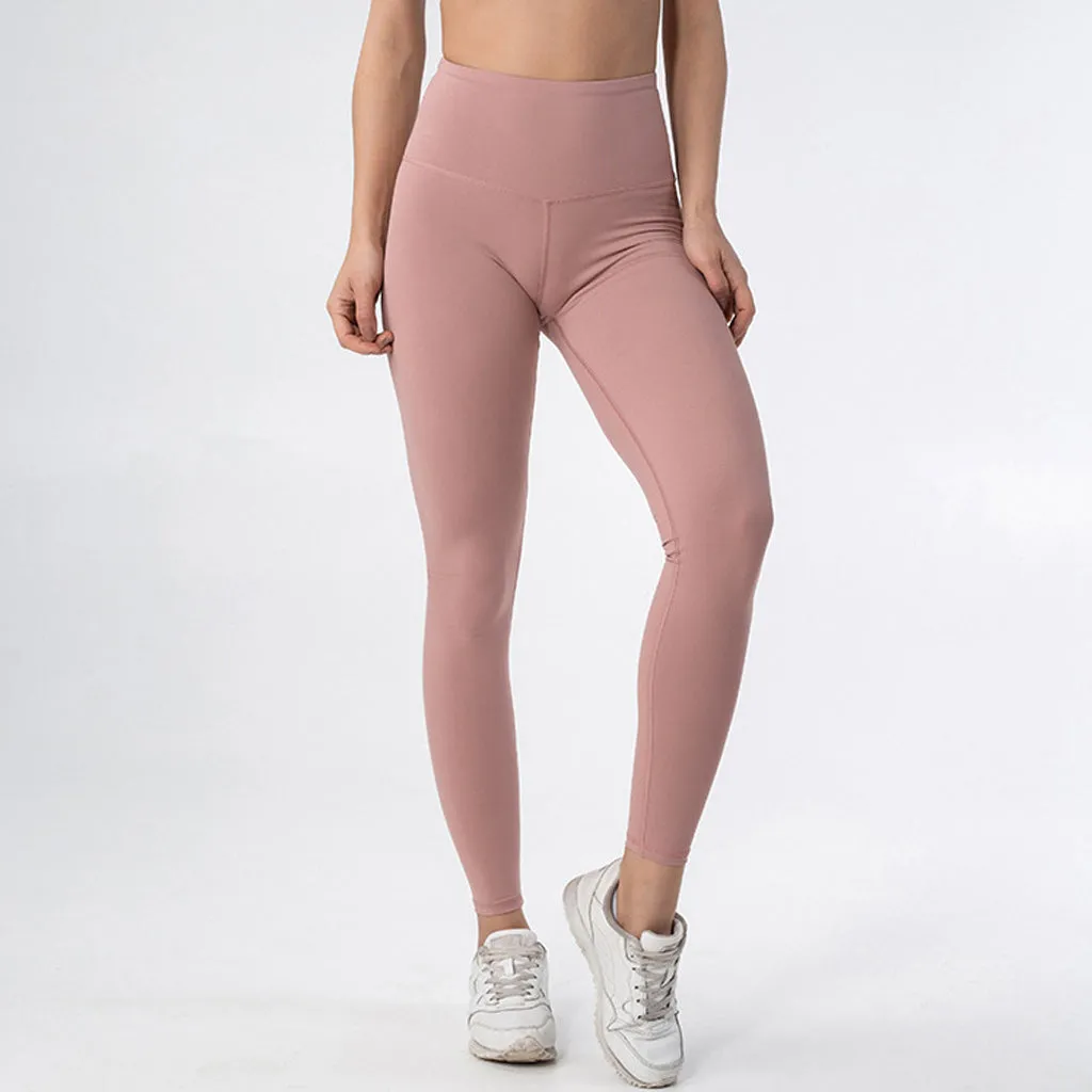 Women's high waist yoga tights outdoor fitness running pants