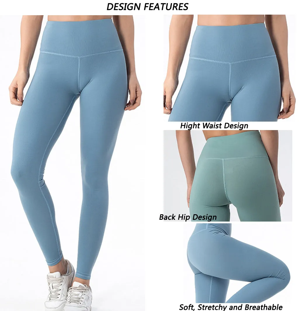 Women's high waist yoga tights outdoor fitness running pants