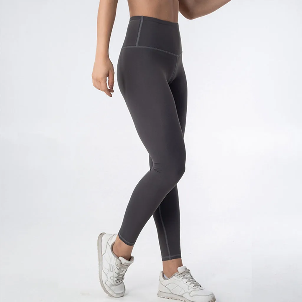 Women's high waist yoga tights outdoor fitness running pants