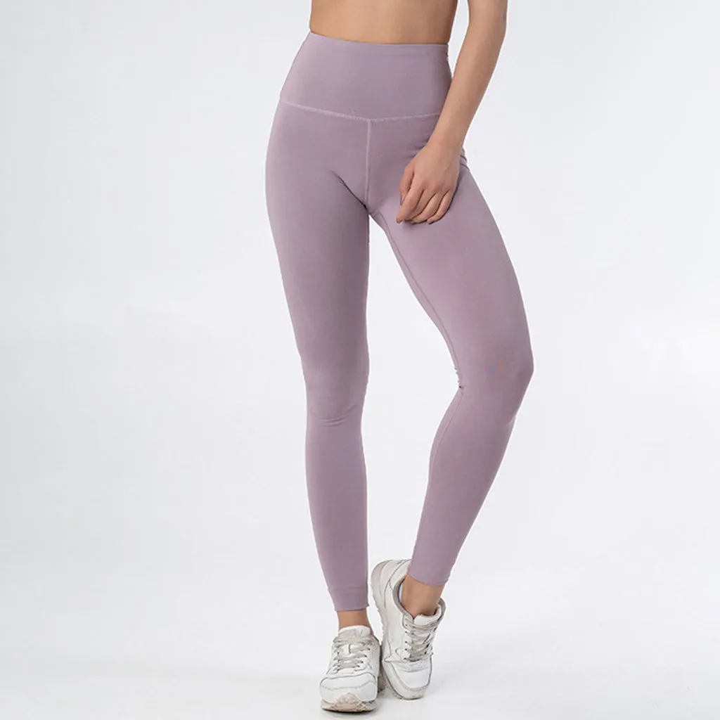 Women's high waist yoga tights outdoor fitness running pants